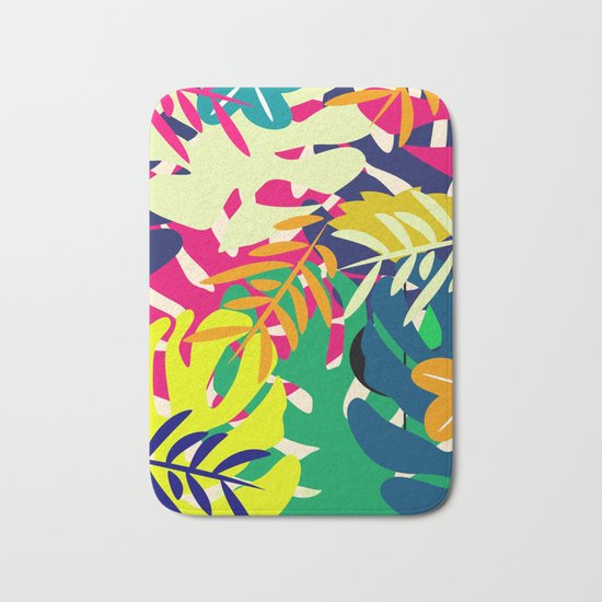 Tropical voyage Bath Mat