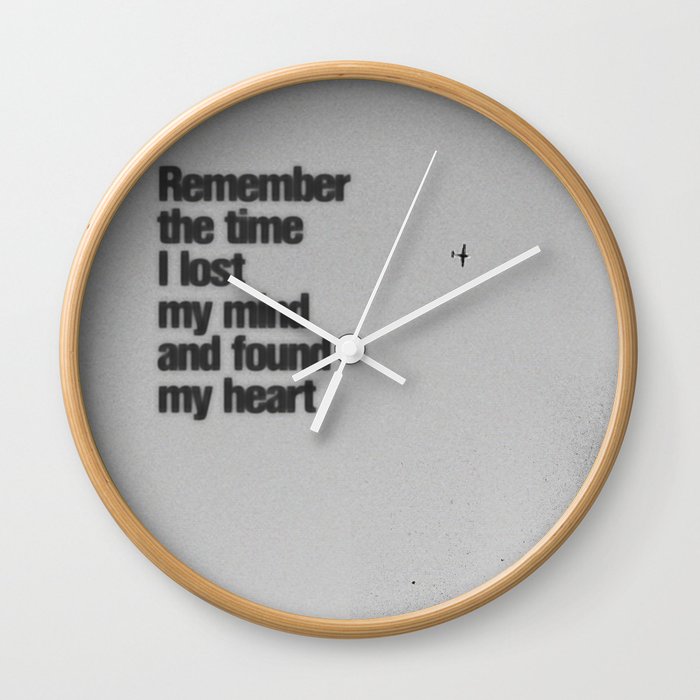 Remember The Time... Wall Clock