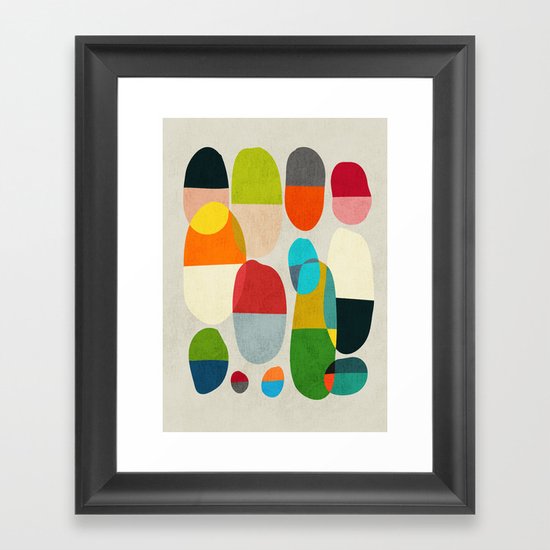 Jagged little pills Framed Art Print