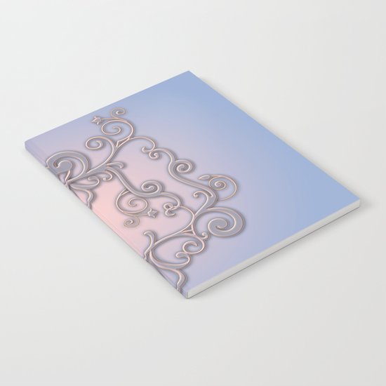 Rose Quartz Serenity Enblem Notebook