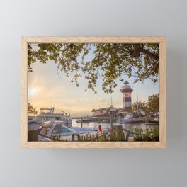 Harbour Town Lighthouse | South Carolina Framed Mini Art Print