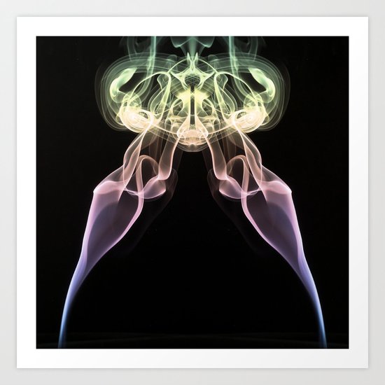 Smoke Art 4 Art Print