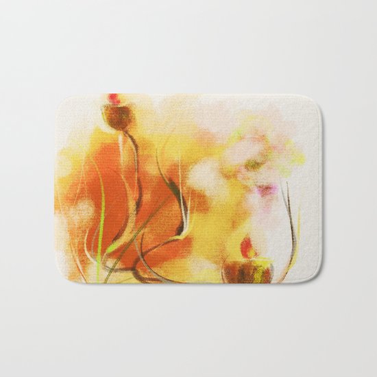 candle night Bath Mat