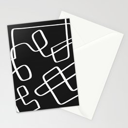 Abstract minimal line drawing 4 Stationery Card