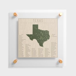 Texas Parks Floating Acrylic Print
