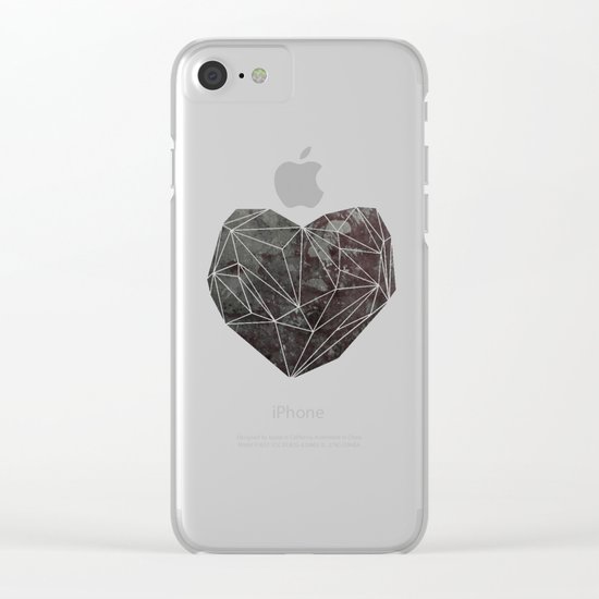 Heart Graphic 4 Clear iPhone Case