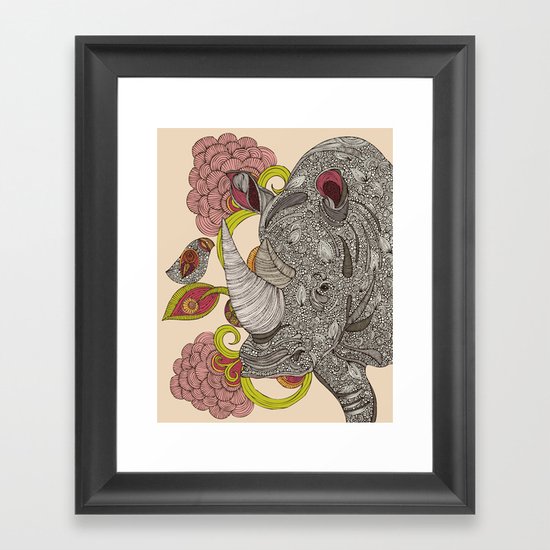 Olive and Hank Framed Art Print