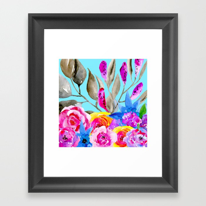 spring flowers i Framed Art Print
