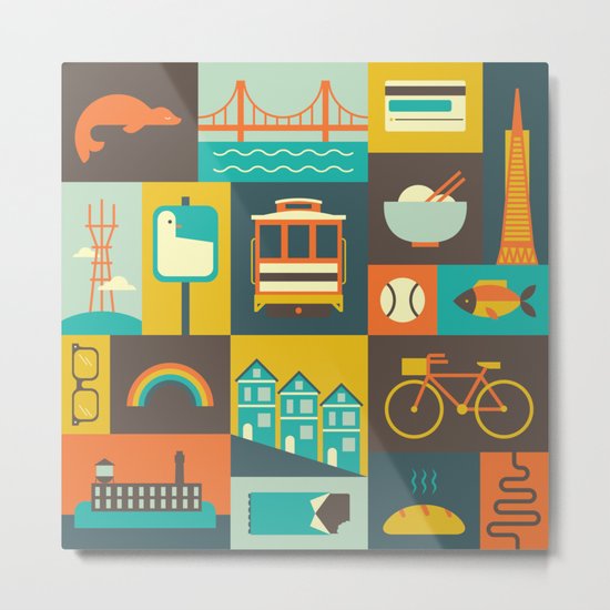 San Francisco Metal Print