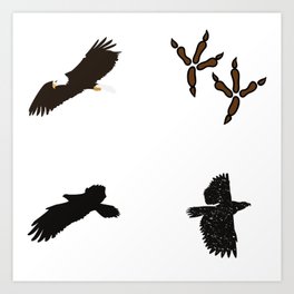 Sticker Pack - Eagle Art Print | Auburn, Eagledesigns, Trump, Eagle, Album, Pack, Sticker, Nationalflag, Kai, Ahj 