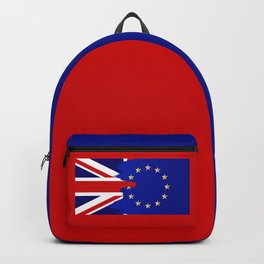 Union Jack and EU Blend Backpack | Digital, Great, British, Graphicdesign, Europe, Unin, Jack, Britain, Illustration, Concept 