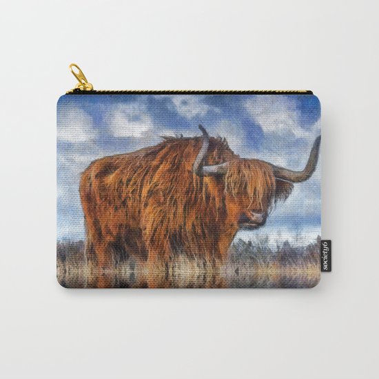 Meadow Bull Carry-All Pouch