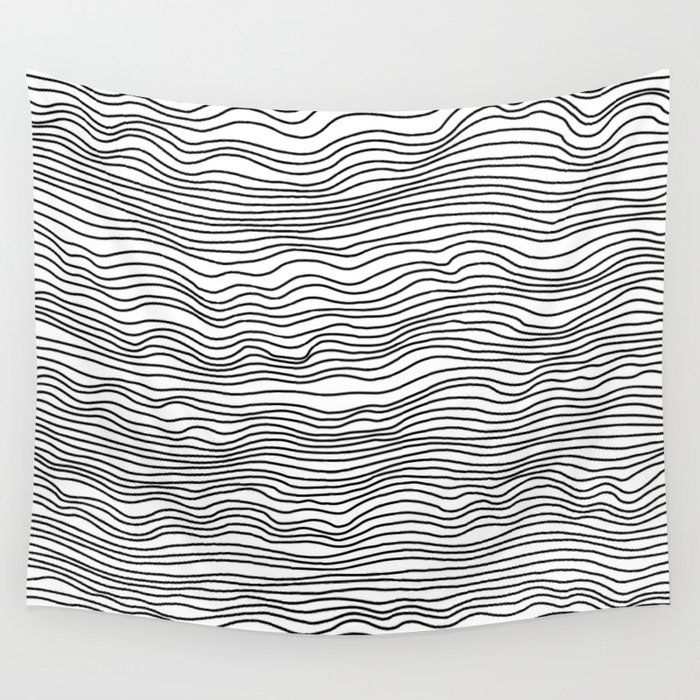 pattern line Wall Tapestry