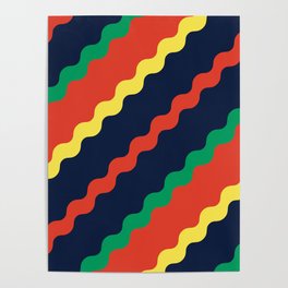 Squiggles Bright & Bold Poster