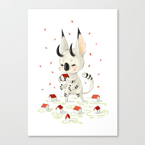 Little Monster Canvas Print
