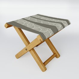 Abstract patterned snake 2 Folding Stool
