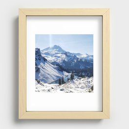 Alpine lake Recessed Framed Print