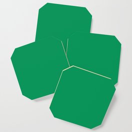 NOW FERN GREEN SOLID COLOR Coaster