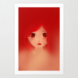 Scarlet Art Print | Digital, Graphicdesign, Illustration 