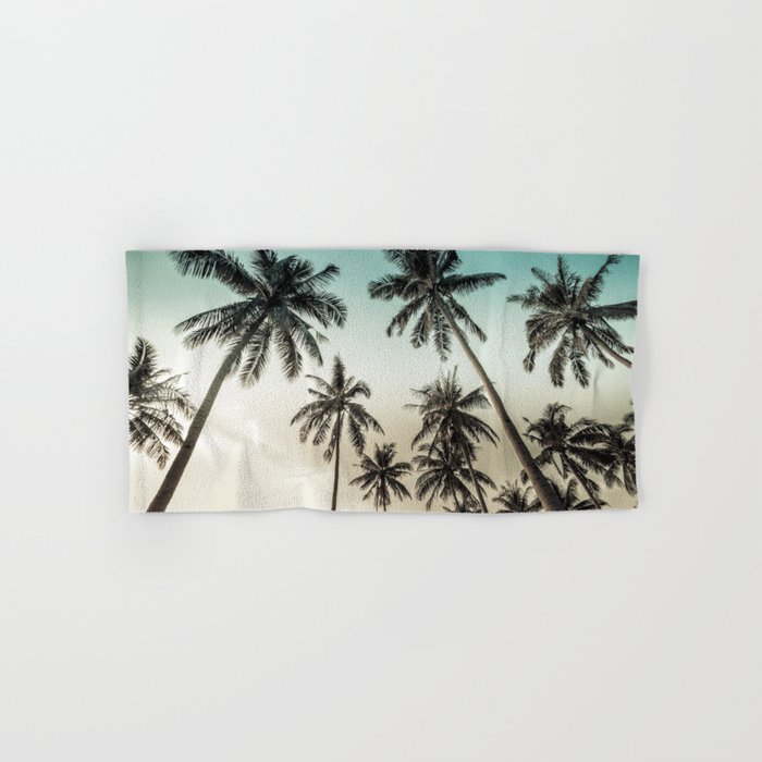 Palm Trees Hand Bath Towel Palm Trees Hand Bath Towel