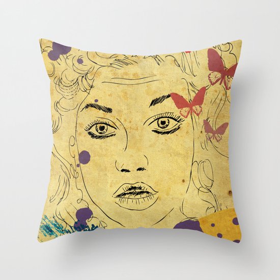 Shocked! Throw Pillow