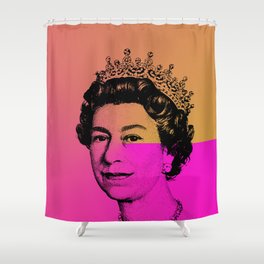 Queen Elizabeth II Shower Curtain