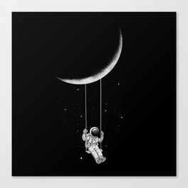 Moon Swing Canvas Print