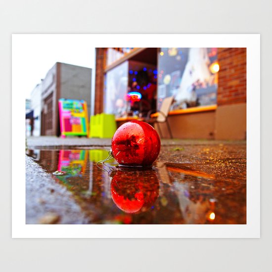 Sidewalk ornament Art Print