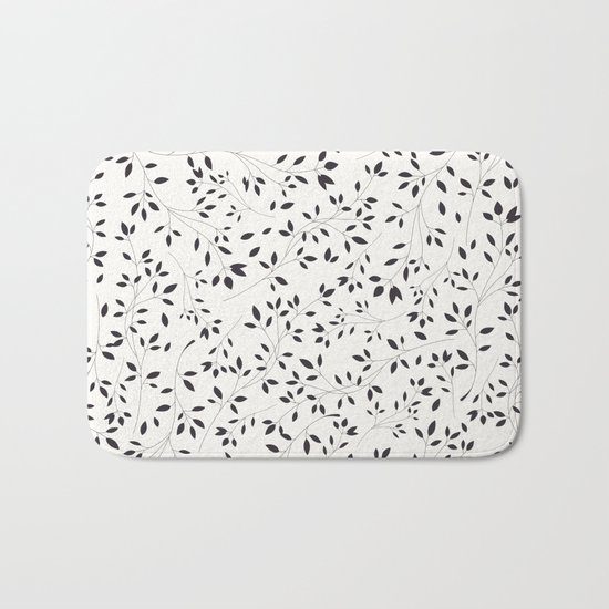 Delicate flora 001 Bath Mat