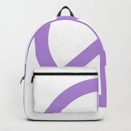 Peace (Lavender & White) Backpack