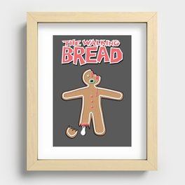 The Walking Bread Zombie Gingerbread Man  Recessed Framed Print