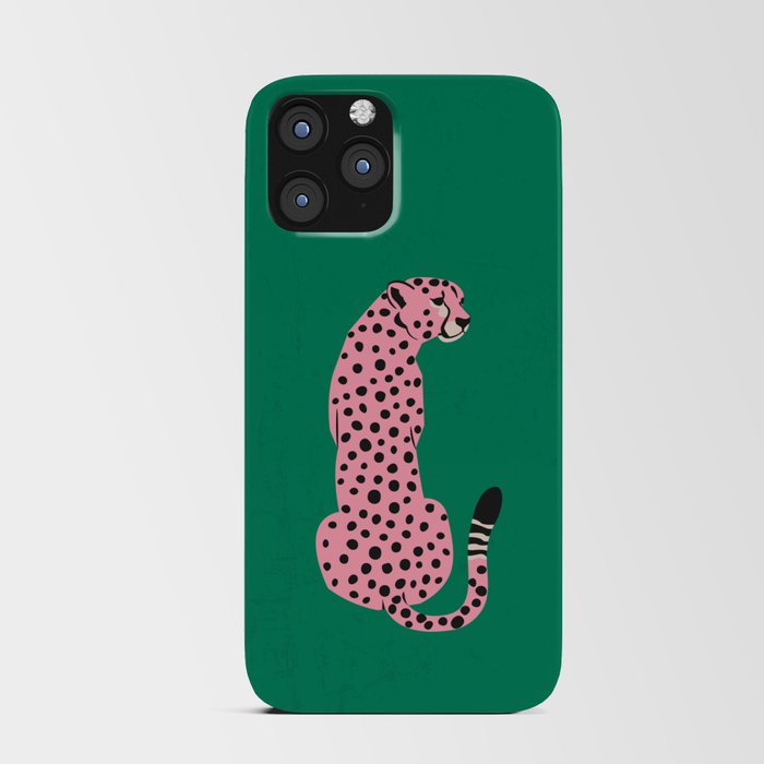 The Stare: Pink Cheetah Edition iPhone Card Case