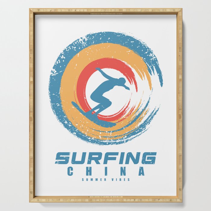 China surfing Serving Tray
