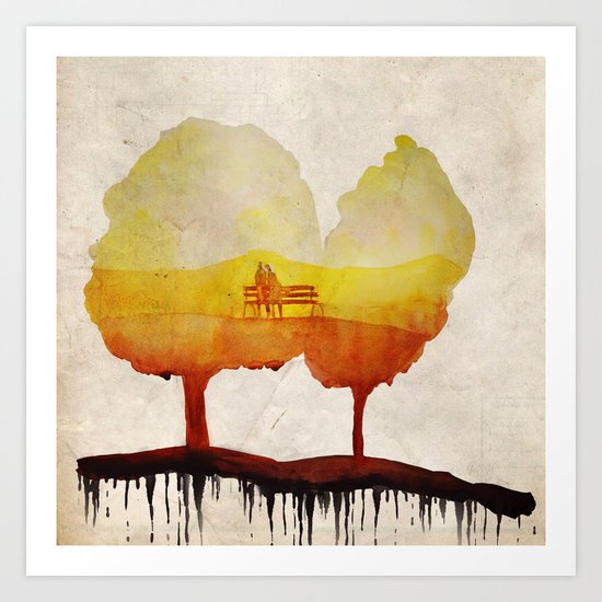 Trees of life Art Print