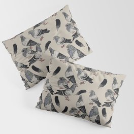 Pigeon Pattern Pillow Sham