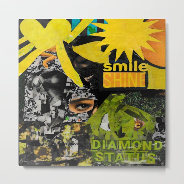 SmileShine Metal Print