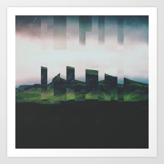 Fractions A49 Art Print