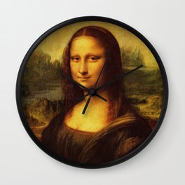Leonardo Da Vinci Mona Lisa Painting Wall Clock