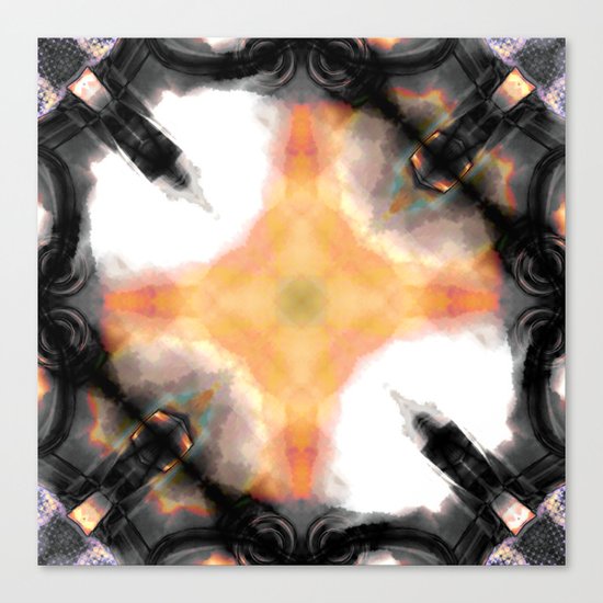 Water Rust Pattern 003 Canvas Print