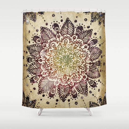 Blackberry Burst Shower Curtain