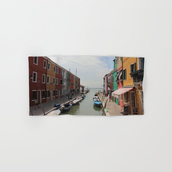 Burano in Venezia Hand & Bath Towel