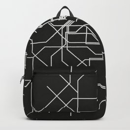 Minimalist Paris Metro design Backpack