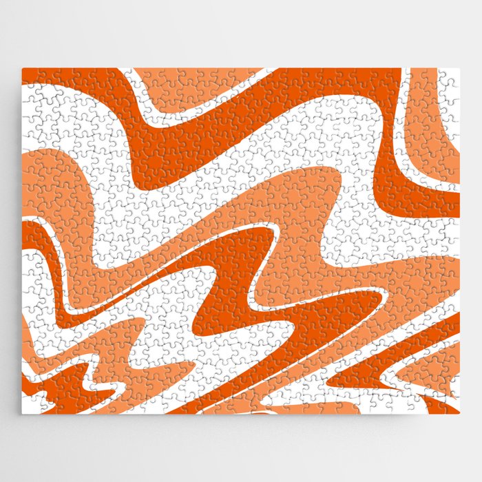 Abstract pattern - orange. Jigsaw Puzzle