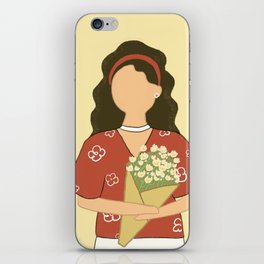 Girls with Flowers - Jonquil iPhone Skin