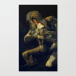 Francisco Goya "Saturn Eating his Son" Canvas Print