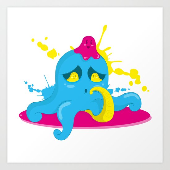 Poulpi Art Print