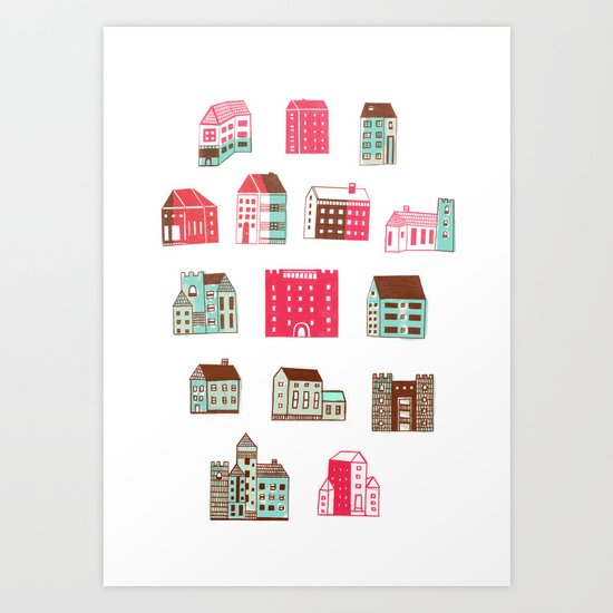 Places to rent Art Print