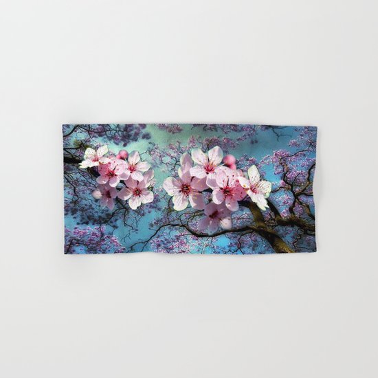 Cherry Blossoms Hand & Bath Towel