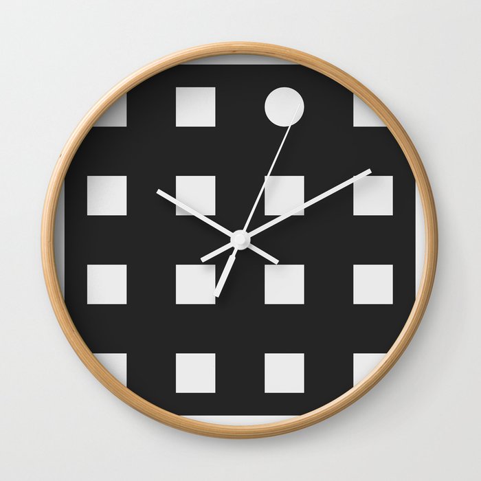 Among the squares 10 Wall Clock