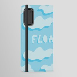 Abstract: "Floating" skies on a blue sky Android Wallet Case